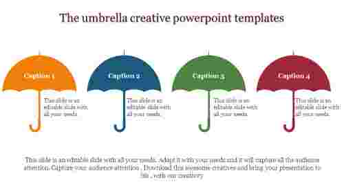 creative powerpoint templates-The umbrella creative powerpoint templates